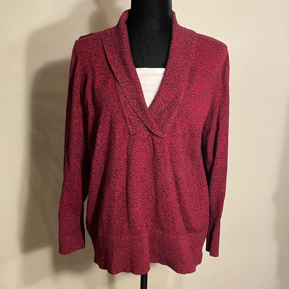 Christopher and Banks Red Sweater L
